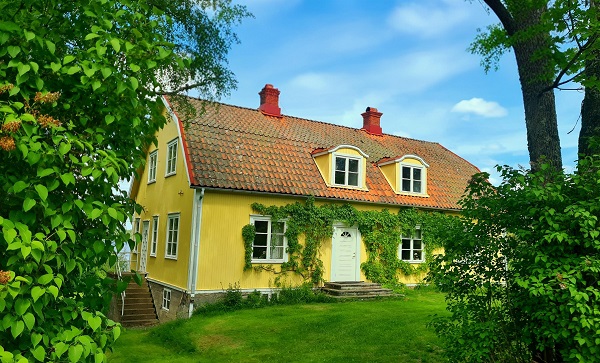 Foto på Anna Erikssons hus idag